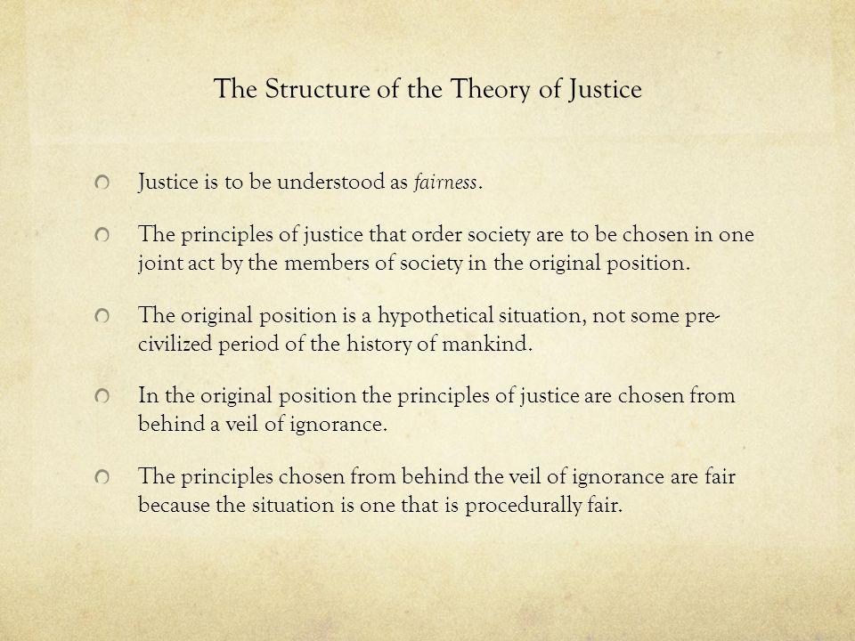 Rawls theory of justice